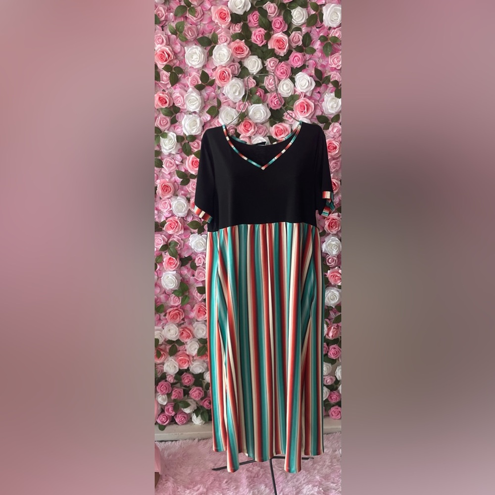 Serape Womens Western Dress